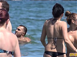fat bosoms first-timer bare-chested crazy teenagers spycam Beach vid